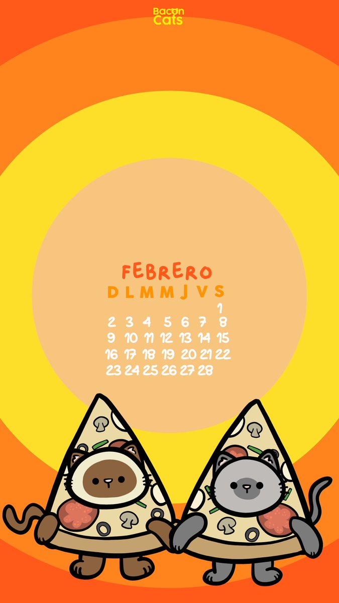 Baconcatsmx's tweet photo. ❤️🐱 ¡Michicalendarios del amor! 🐱❤️ 
Llegaron los del mes con sus 4 diseños: 

💕 Michitos enamorados
💔 Michito hater
🍕 Michi pizza  
☀️ Michi sirenito 

Descárgalos, compártelos y llévalos contigo a lo largo del mes ✨🙌🏼 https://t.co/YiORBReIzn