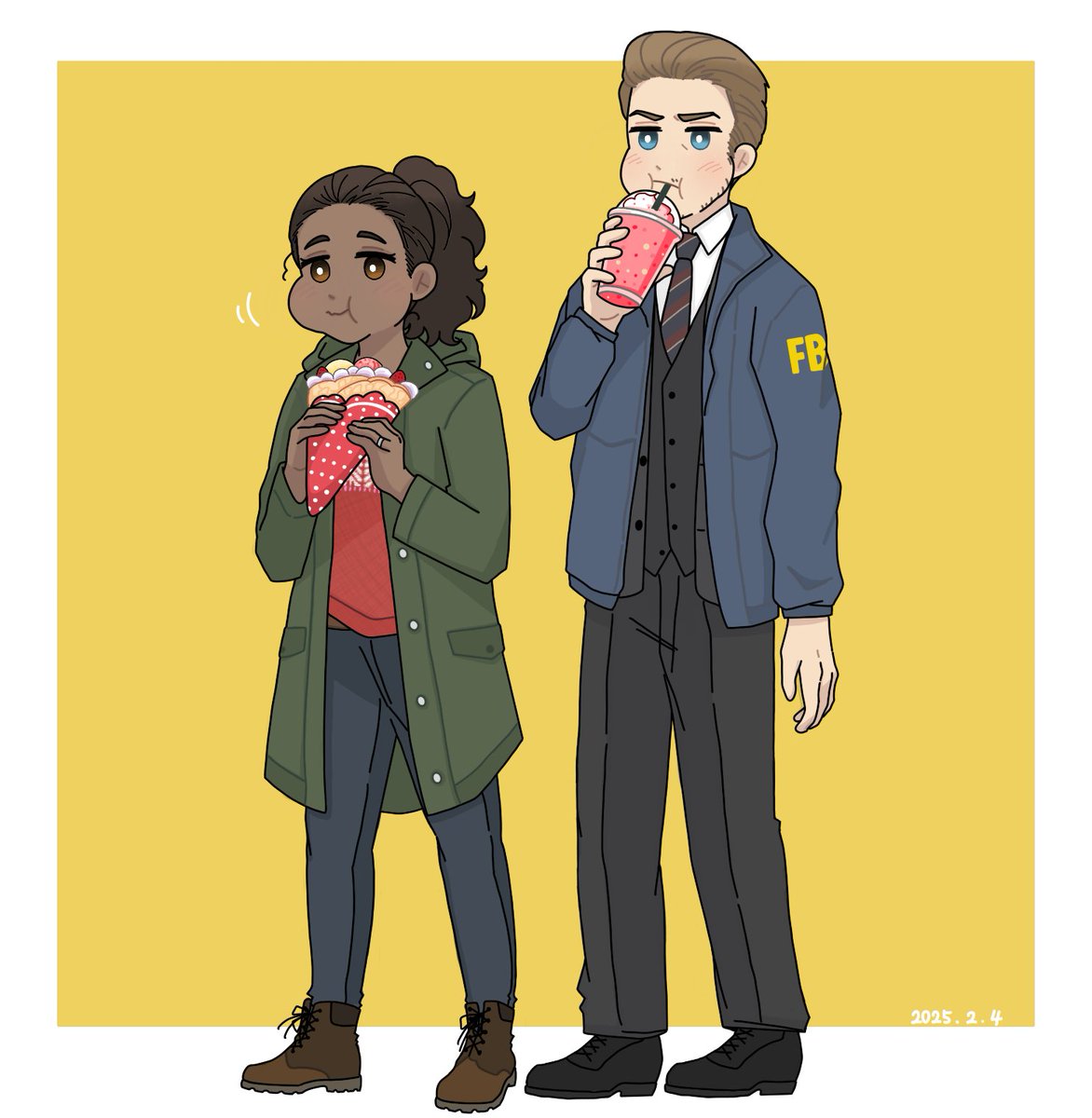 lilychen21's tweet image. Snack time
Saga &amp;amp; Casey AW2