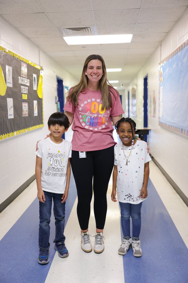WoodfordCoPS's tweet photo. 100 days of changing lives! 🤍
Thank you to our teachers, administrators, and staff members for celebrating the 100th Day of School for our students!
#KidsWins #changinglives #WCPSInfluence https://t.co/iW6ZFcgr4G