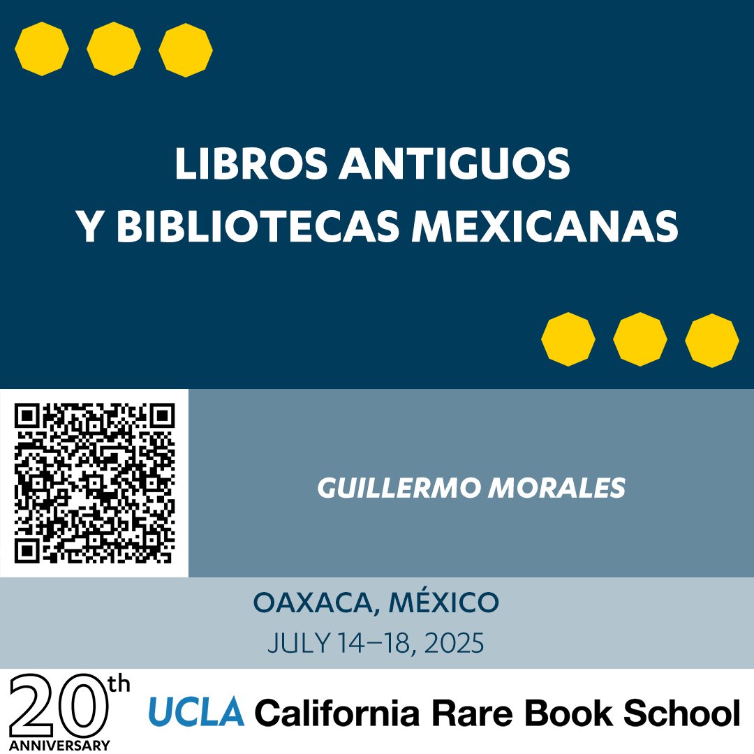 En este curso estudiarás la historia del libro en Oaxaca a través de visitas a sitios y actividades prácticas.

Instrucción solo en español.

#LibroAntiguo #HistoriaDelLibro #BibliotecasHistóricas 
#EstudioDelLibro