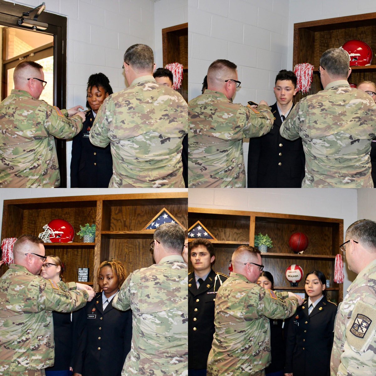 EufaulaCS's tweet photo. On Wednesday, January 29th, the Eufaula High School Jrotc Tiger Battalion held its annual pinning ceremony celebration to promote four staff members. 
#WeAreECS #ExpectExcellence https://t.co/qw2zQYum7d