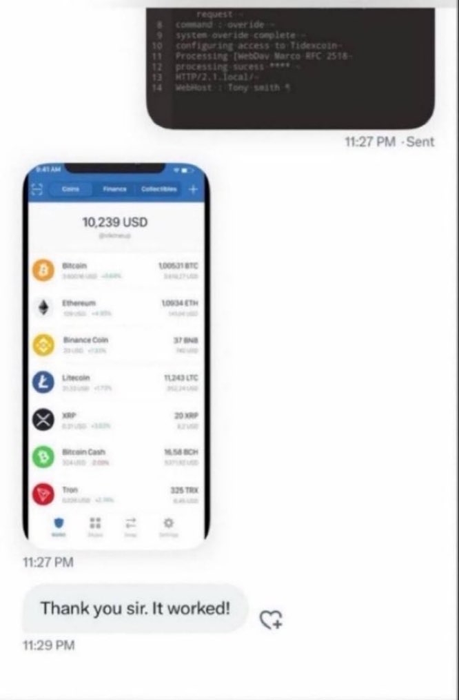 AlfredRobe234's tweet photo. 🚨 Alert!
Scammers are preying on crypto users with relentless payment requests. If your withdrawals are blocked, stop sending funds immediately! Reach out to me for professional cryptocurrency recovery support.

#IBKR #RariCapital #MineDigital #LiquidAssetGroup #BitPetite #IKBR https://t.co/kH4RmS8ZRA