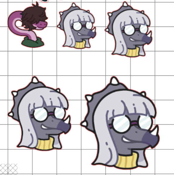 DevlogGame's tweet photo. Chat, how would you feel about DevLog stickers?
Normal laminate or holographic?
#DevlogGame #DevlogAbigail #DevlogEmily #Snootiverse #SnootGame #AnthroGirls #Art #Scaley https://t.co/zIQIQpM9qD