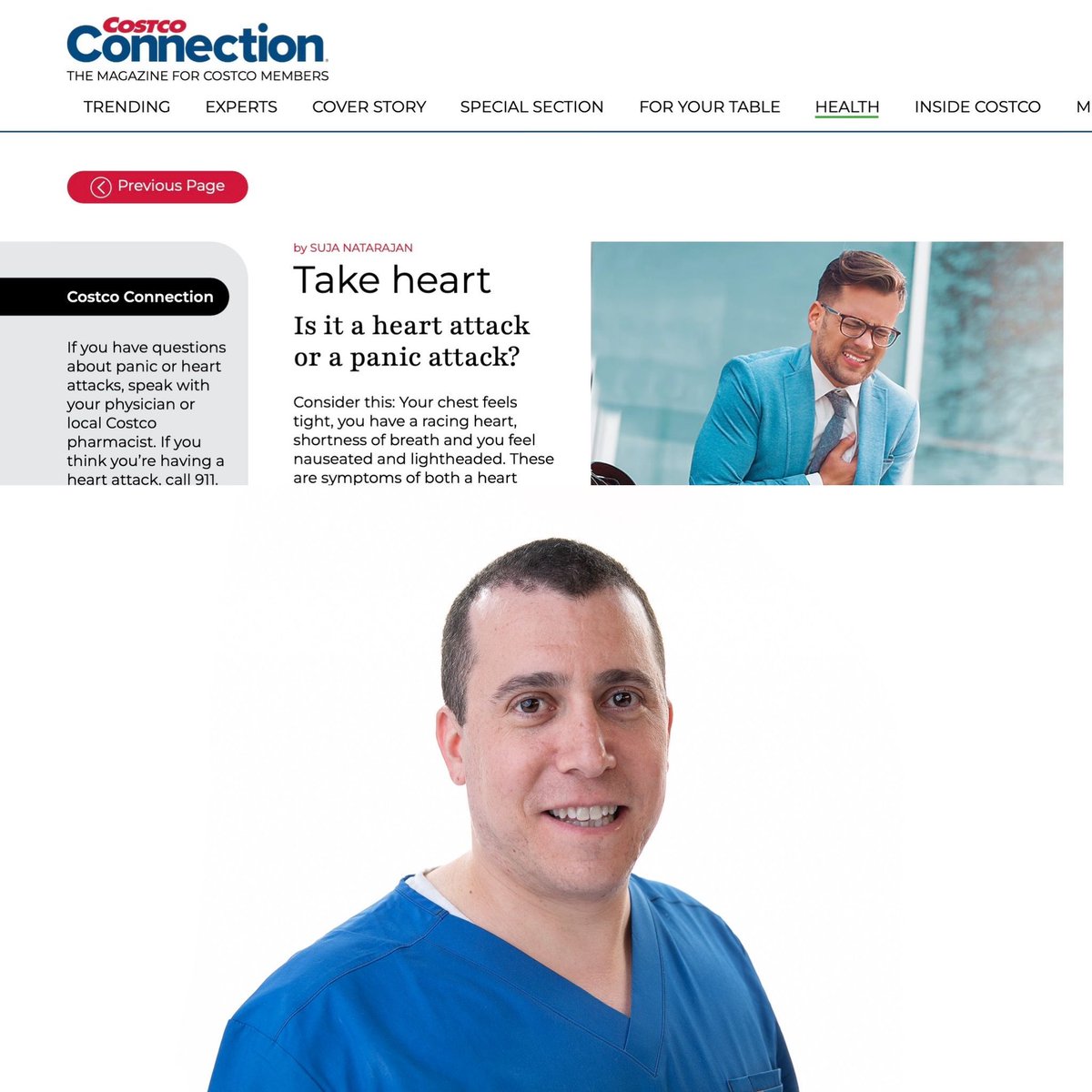 NYITCOMDO's tweet photo. 💙 February is Heart Health Month! Dr. Matthew Heller, sports medicine physician at #NYITCOM, was featured in the Costco Connection Newsletter, sharing valuable advice on recognizing heart attack symptoms. 

Read more here: https://t.co/J2HrUn7lg8  

#HeartHealthMonth https://t.co/B6T1Sfg3m7