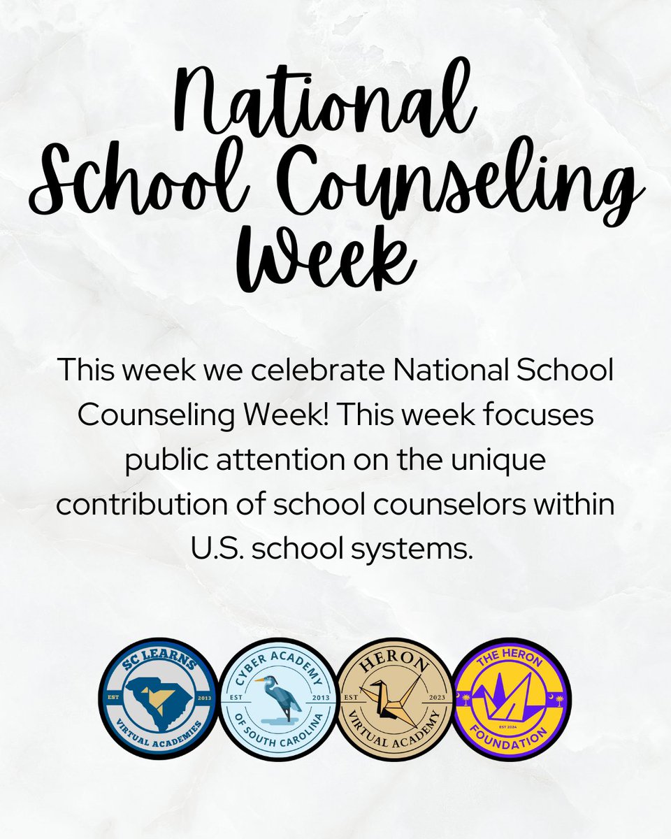 School counselors empower, support, and inspire every student to reach their full potential. This National School Counseling Week, we celebrate their dedication to bright futures! 

Stay tuned this week to learn more about our counselors at CASC!