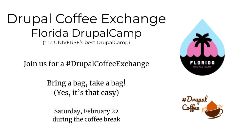 Drupal Coffee Exchange tweet media