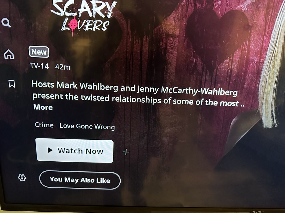 Ok so I guess I need to watch #VeryScaryLovers the next day… so I am having my own watch party. 🎊 🎈I did see this and ummm someone made a mistake.<a href="/DonnieWahlberg/">Donnie Wahlberg</a> <a href="/JennyMcCarthy/">Jenny McC-Wahlberg</a>