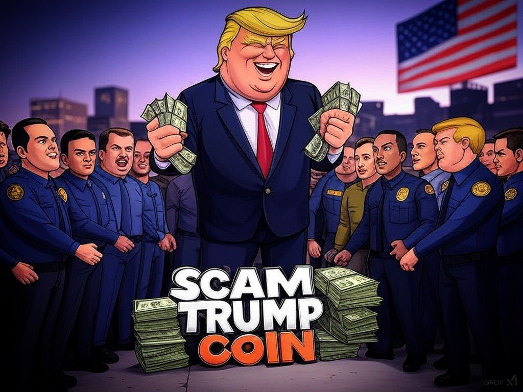 ScamTrumpCoin's tweet image. 🚨 OUR LAUNCH IS INEVITABLE! 🚨
We’re creating #ScamTrump to put an end to the scams that have drained people of their hard-earned money

Our mission is simple: show the world that real power belongs not to the greedy but to those who unite! 🗽

We stand against greed. We stand…