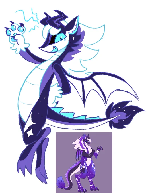 Ranboo fursona in my style! (design by !) #ranboofanart 