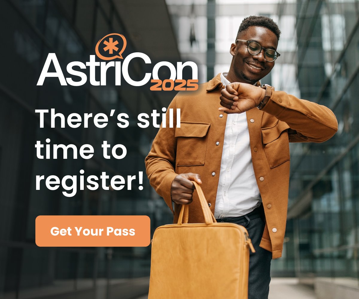 AstriCon 2025 is just around the corner.

What are you looking forward to most?

🔸The keynotes?
🔸The hands-on sessions?
🔸Networking with brilliant minds?
🔸The demos and workshops?

It’s all happening next week. There’s still time to register:  hubs.ly/Q032KcNH0