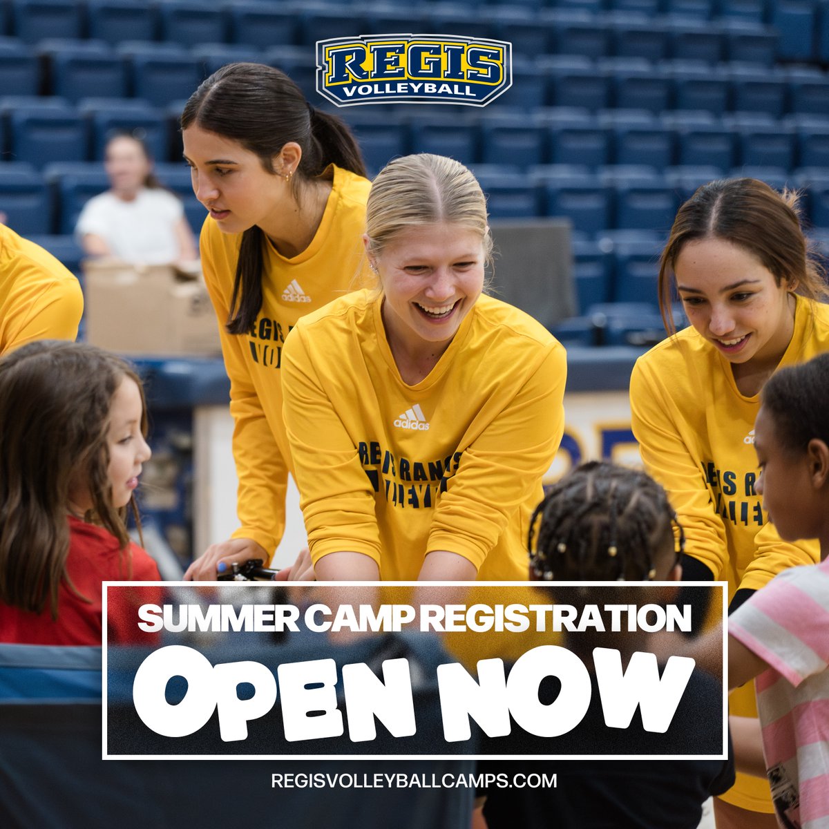 The day is finally here! Registration is LIVE for our summer camps!

#RegisVolleyball #RangerUp