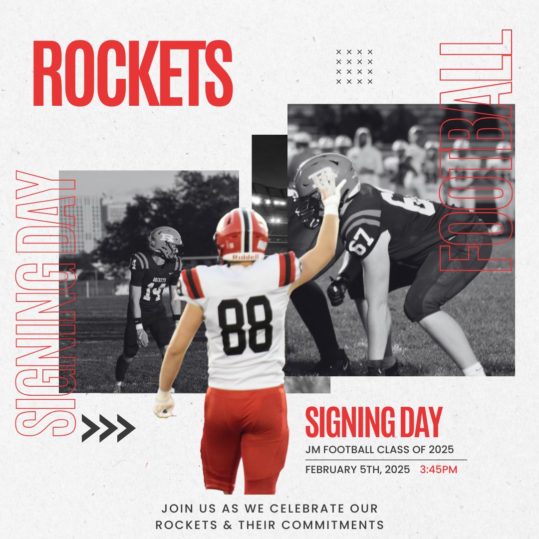 Join us! Wednesday at 3:45pm as we will celebrate our boys and their commitments to play at the next level! 🚀⬆️ #RISE
