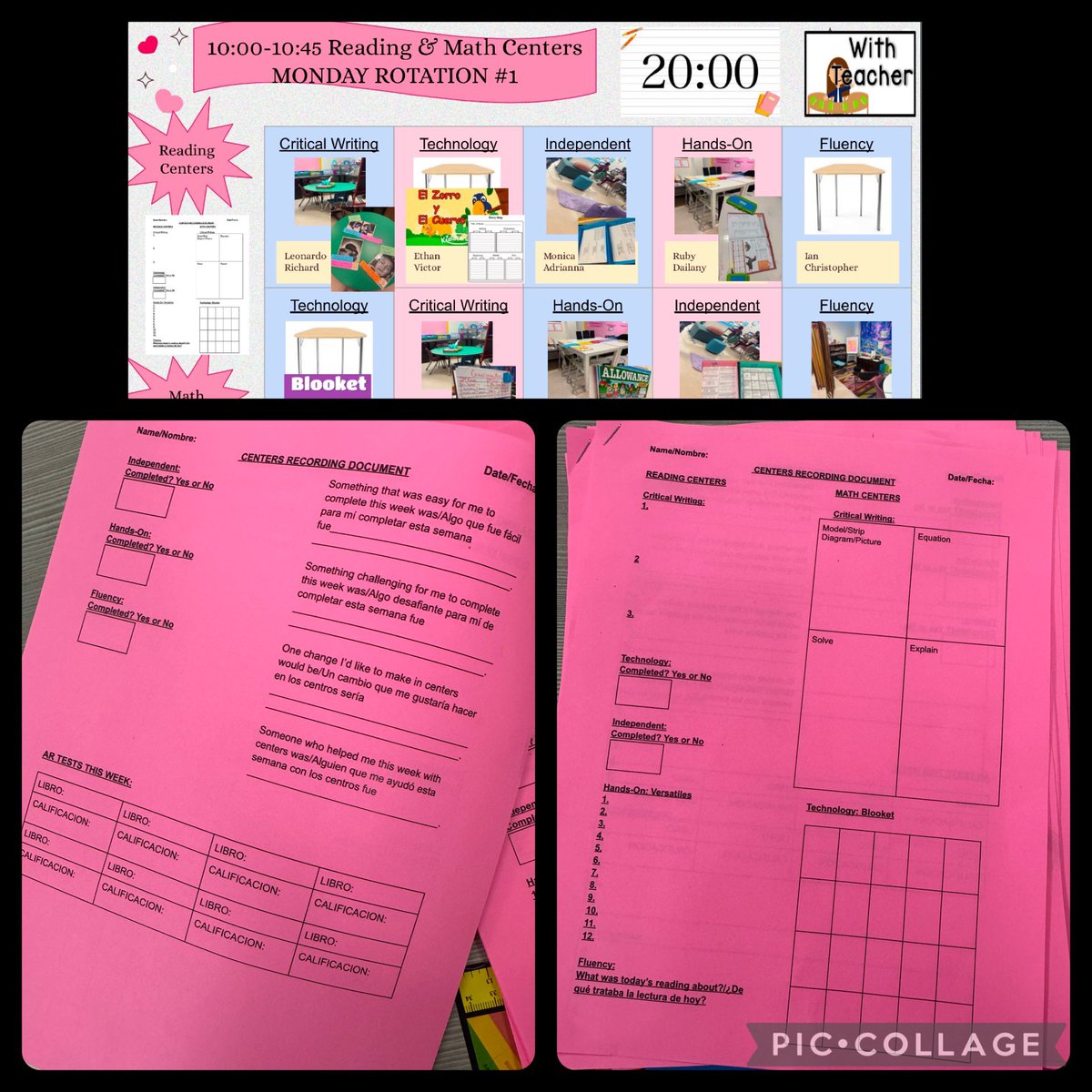 Roxologist's tweet photo. One thing about my teaching style is that I switch it up, weekly! I’m passionate about differentiation, centers, and individual learning styles :) Oh, and of course, WRITING!!!
@BluebonnetLions https://t.co/46beVBywlK
