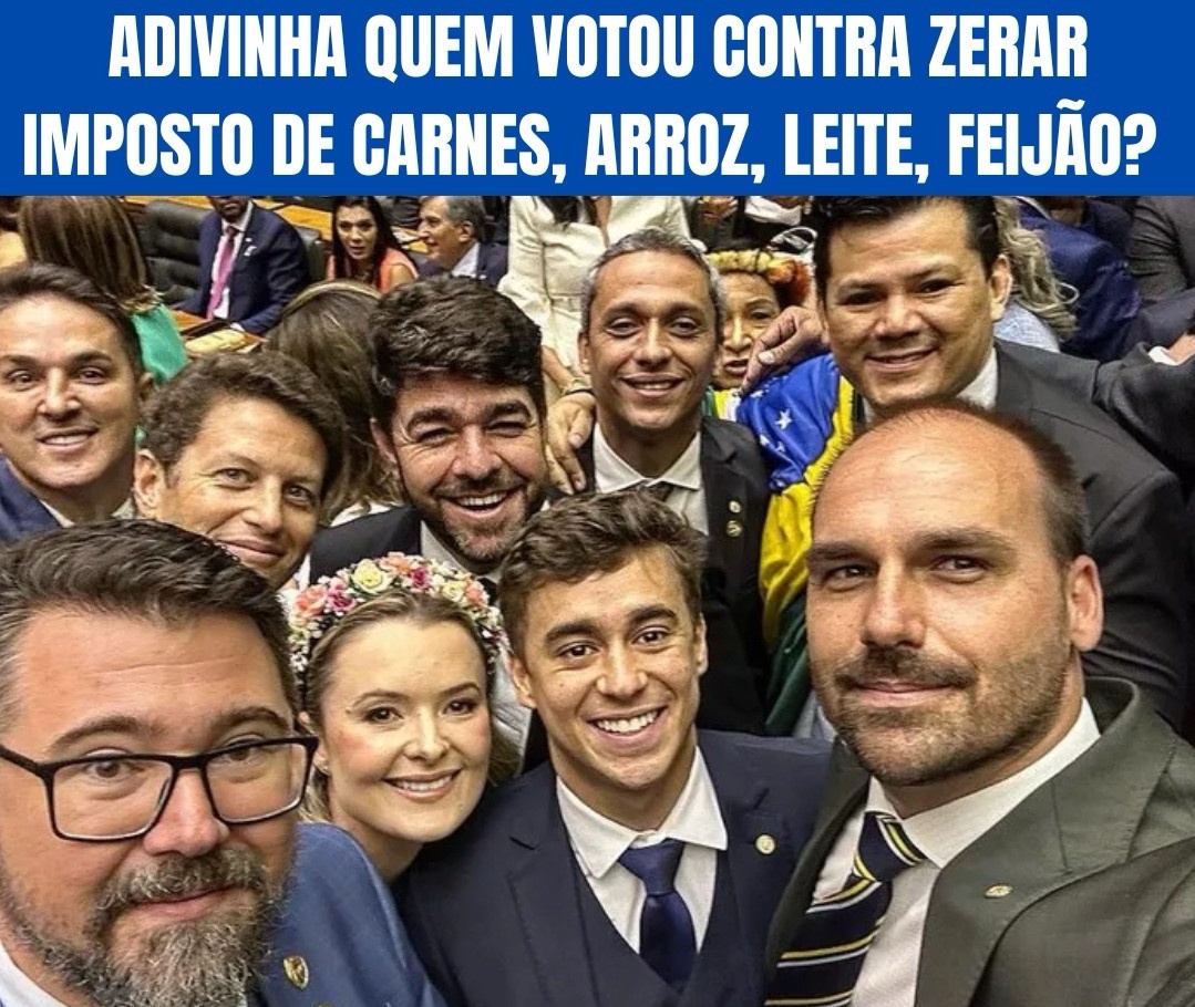 PedroRonchi2's tweet photo. Políticos bolsonaristas sentiram tanto a frase do boné dizendo que "o Brasil é dos brasileiros" que fizeram um boné pedindo preços mais baratos, sendo que eles votaram contra baixar impostos da cesta básica. https://t.co/cqibNswalt