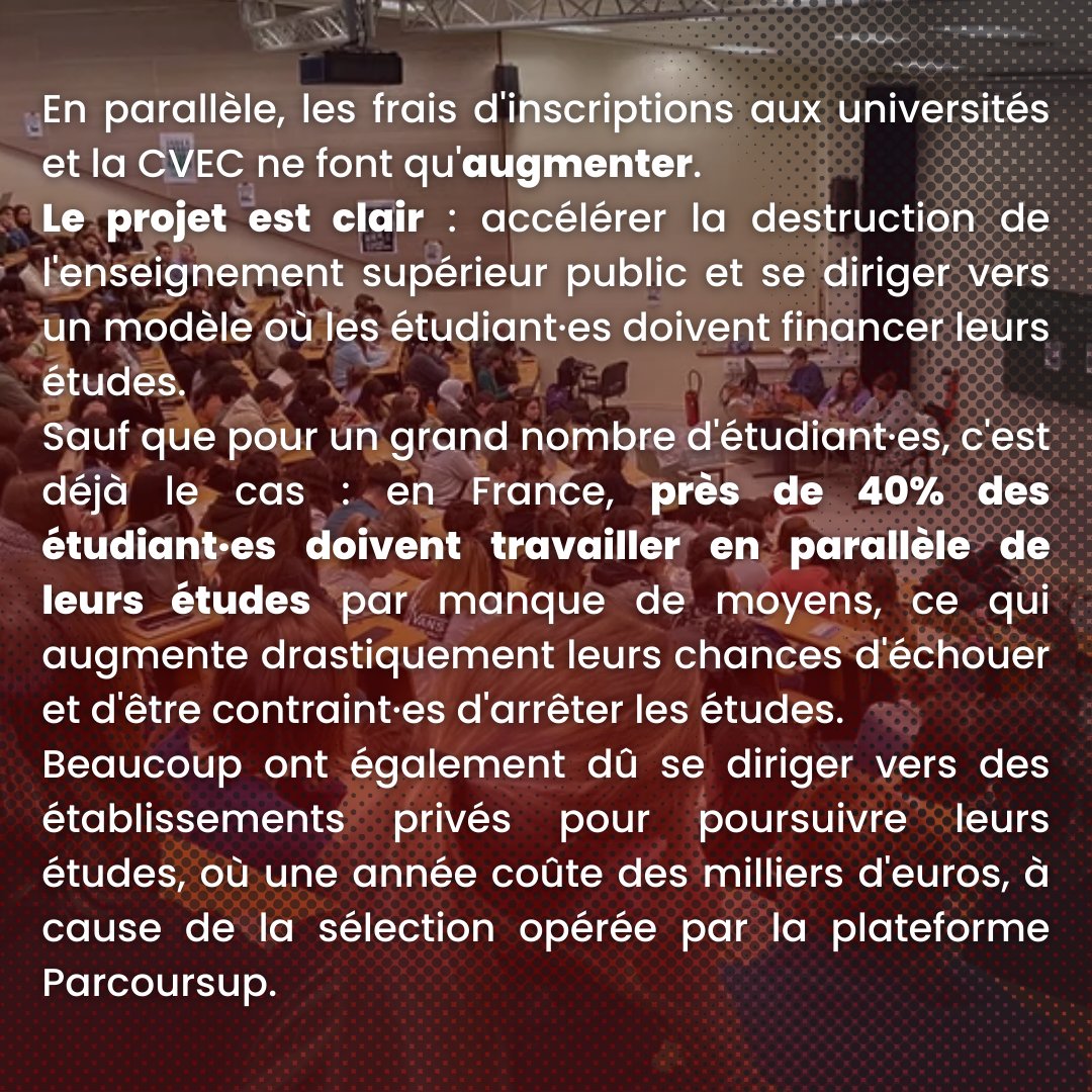 MJCF_87's tweet image. 🚩 Jeudi 13 février, Assemblée Générale des étudiant·es de l'Université de Limoges pour parler conditions d'études et budget 2025 pour l'Enseignement Supérieur et la Recherche !
RDV à partir de 18h, bâtiment F de la Faculté de Sciences