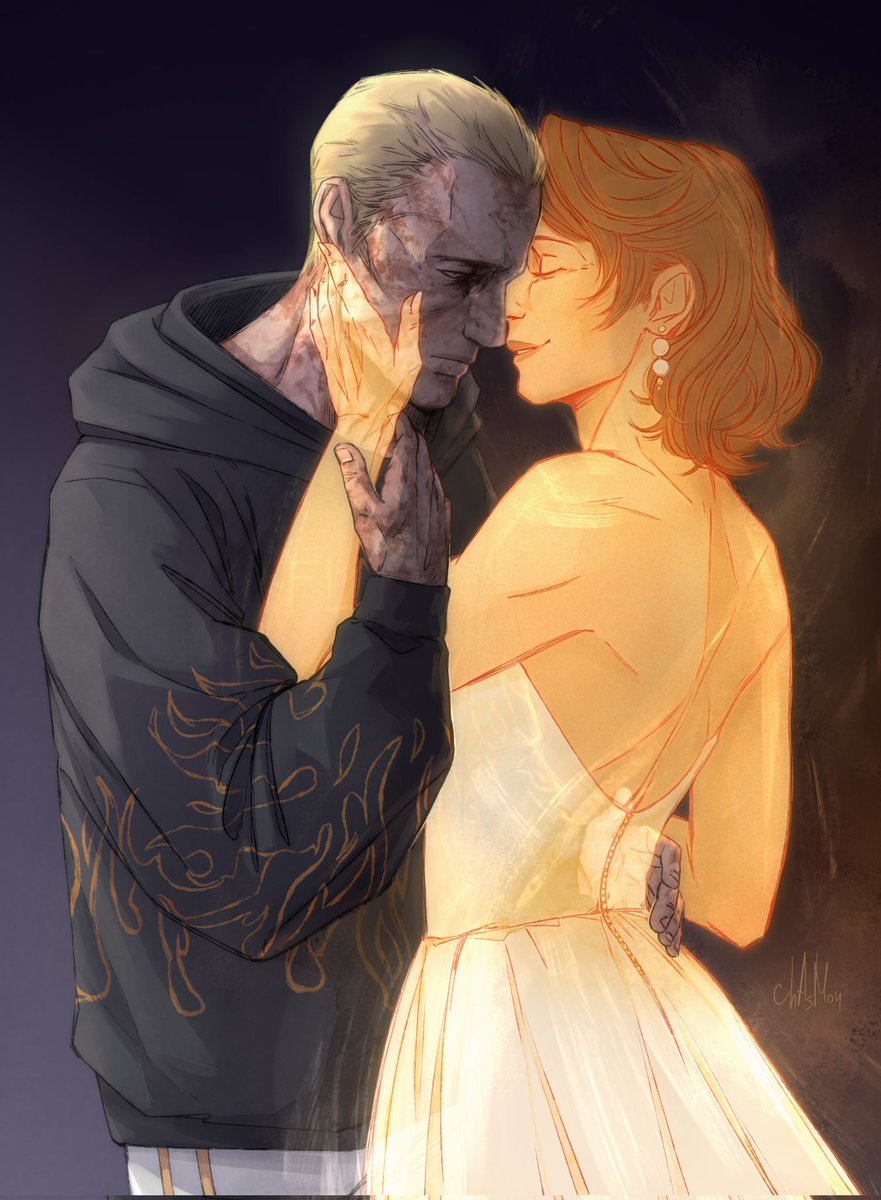 Твоё имя давно стало другим,
Глаза навсегда потеряли свой цвет. 
Пьяный врач мне сказал, тебя больше нет.
Пожарный выдал мне справку, что дом твой сгорел, 

Hо я хочу быть с тобой.
💔

#BubbleComics #чд #огнепоклонник #адамновак #ламы