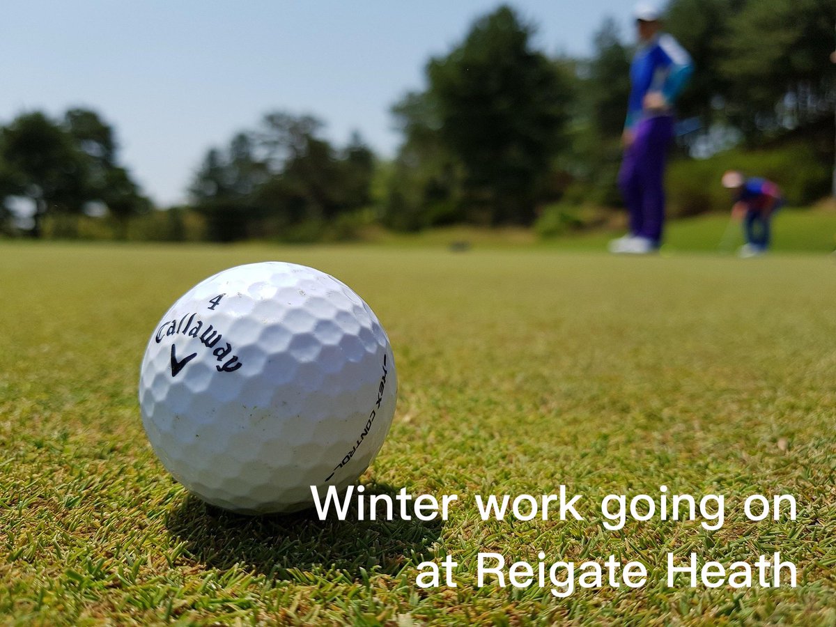 An update from Reigate Heath Golf Club on the work being done on their greens and bunkers over the winter. 

To hear the clip, tap here and then tap ▶ tinyurl.com/prp73golf

#Reigate #Redhill #Merstham #Buckland  #Betchworth #Brockham #Horley #Gatton 

<a href="/ReigateHeathGC/">Reigate Heath Golf Club</a>