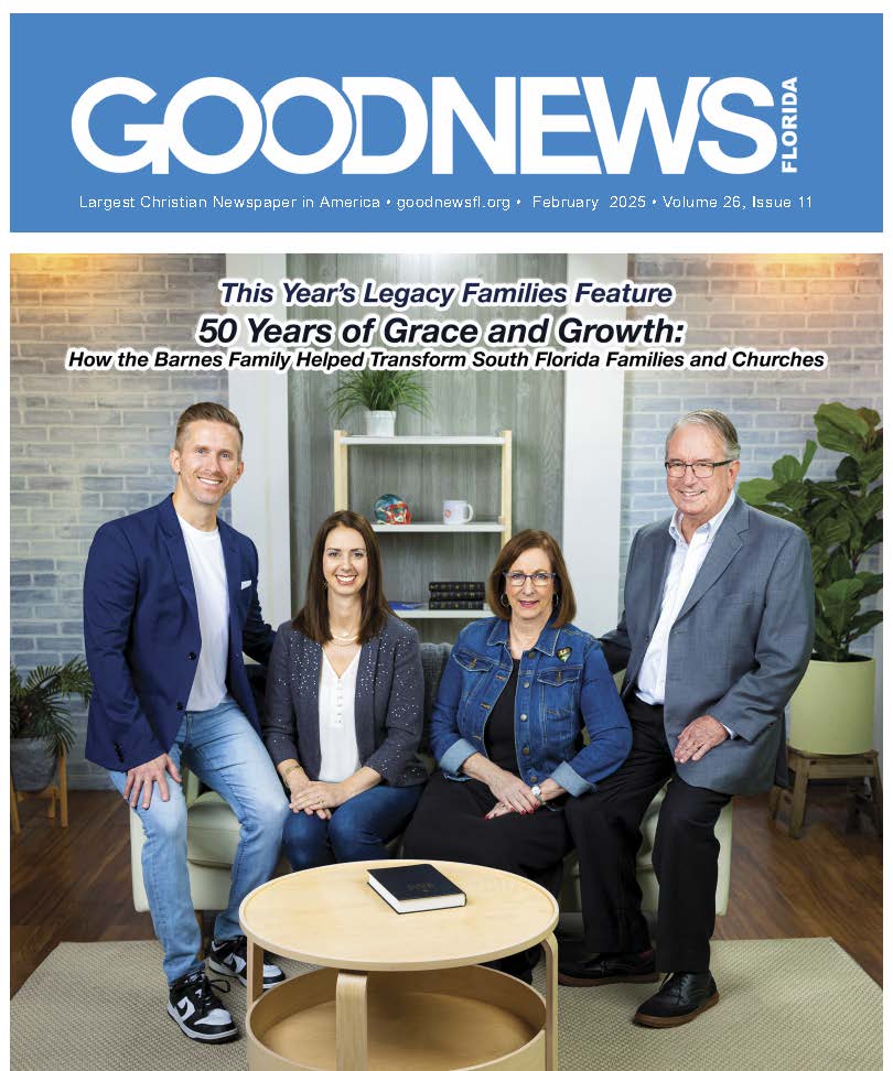 The Barnes family’s remarkable journey of faith and love continues to strengthen families and churches through their leadership at <a href="/sheridanhouse/">Sheridan House</a>,  <a href="/cityrev_church/">City Rev Church</a>  and <a href="/churchunitedfl/">Church United</a> . Read our annual Legacy Families feature at digital.goodnewsfl.org/2025/february/