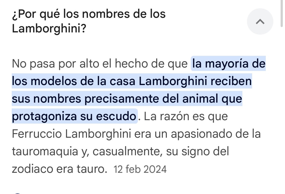 Chananero's tweet photo. @Radio_13c @RokaValbuena @corresponsales. los nombres de los autos lamborginni  son por toros famosos como su logo. Por eso son tan estrambóticos https://t.co/6Ydpvgh9eP