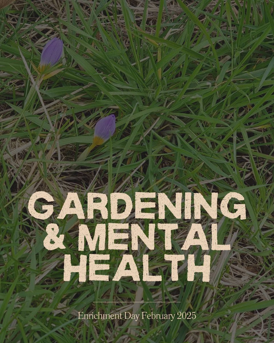 Very excited for Enrichment Day tomorrow, as we work with Year 7 in the school garden, exploring all the connections between mental health and gardening.