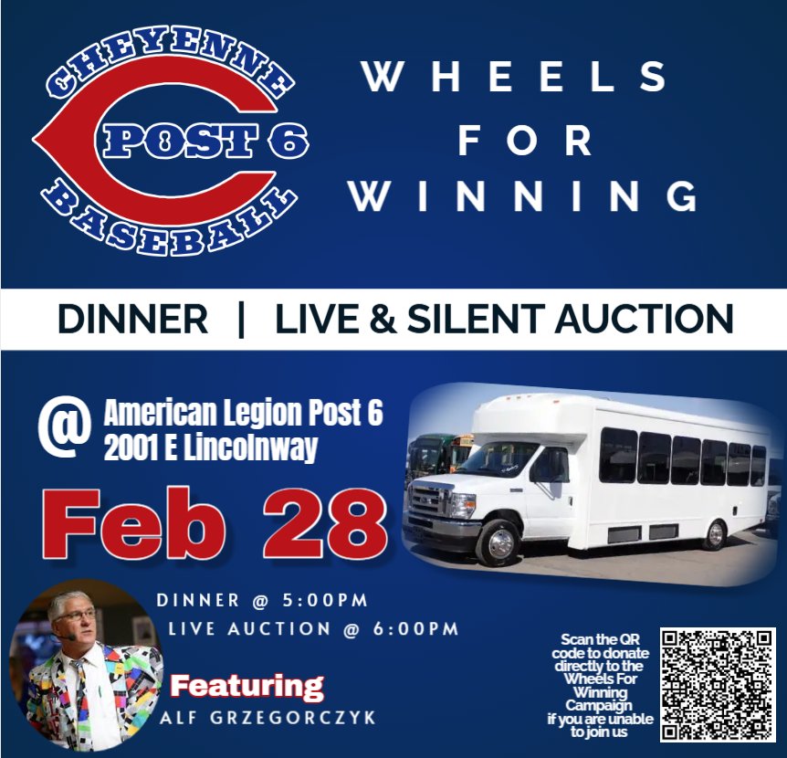 post6baseball's tweet photo. 📣 Mark your calendars and invite your friends!
#WheelsForWinning #post6 #FundraisingGoals https://t.co/O2uzyWpsDK