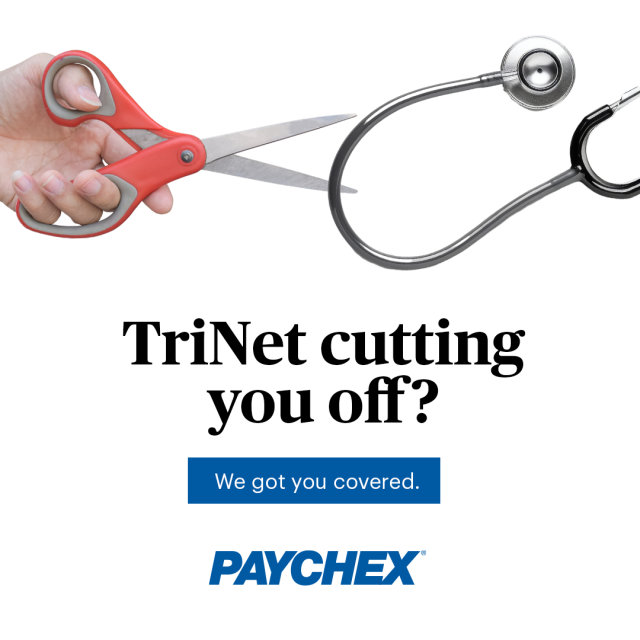 SportsDadMark's tweet image. TriNet customers — don’t get left behind when they take away your Zenefits. Switch to the stability and support of a Paychex HR solution and save with our exclusive, limited time offer. #TriNet #Zenefits #HRSolution #HRIS dy.si/jkjEY