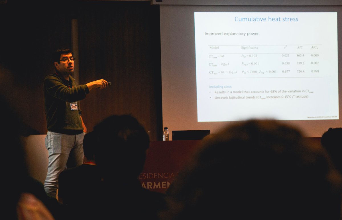 Ignacio Peralta-Maraver (@peralta_maraver) on Twitter photo First day of the symposium “Predictive Ecology in a Warming World”. Today, we discussed “Advancing Trait-Based Predictive Ecology”. It was a resounding success, with full attendance and an outstanding level of presentations.
<a href="/MSCActions/">Marie Skłodowska-Curie Actions</a>
<a href="/Xilef_AB/">Félix Picazo</a>
<a href="/wcepverberk/">Wilco C.E.P. Verberk</a> First day of the symposium “Predictive Ecology in a Warming World”. Today, we discussed “Advancing Trait-Based Predictive Ecology”. It was a resounding success, with full attendance and an outstanding level of presentations.
<a href="/MSCActions/">Marie Skłodowska-Curie Actions</a>
<a href="/Xilef_AB/">Félix Picazo</a>
<a href="/wcepverberk/">Wilco C.E.P. Verberk</a>