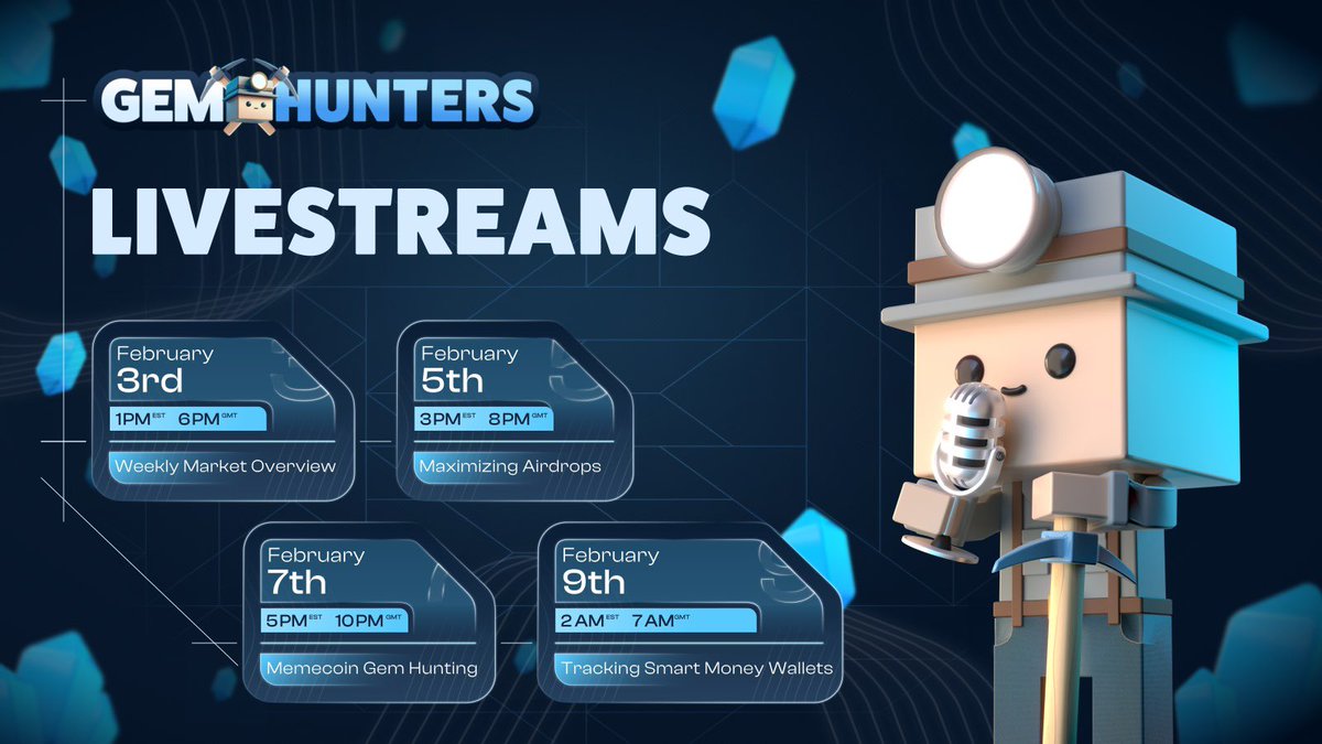 Gem Hunters tweet media