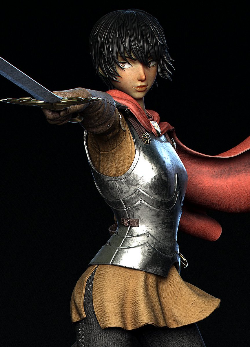 claudio_saav_'s tweet photo. Some images of a recent personal project i made, Casca from Berserk 🥲

#Casca #anime #statue #zbrush #guts #fanart #manga #sculpture https://t.co/eLm9O8giic