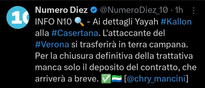 NumeroDiez_10's tweet photo. Confermata l'anticipazione di @NumeroDiez_10 ✅👇 https://t.co/eCQQb6JnJx