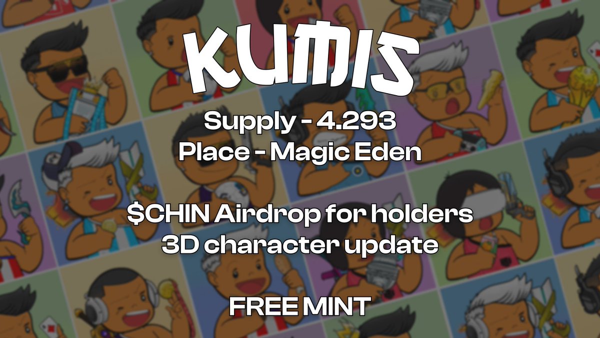 4K supply, sponsored by Kun Aguero.

Rules:

- Like 
- Drop your Solana wallet

Giving away 40 WL.

24 hours, hurry up!