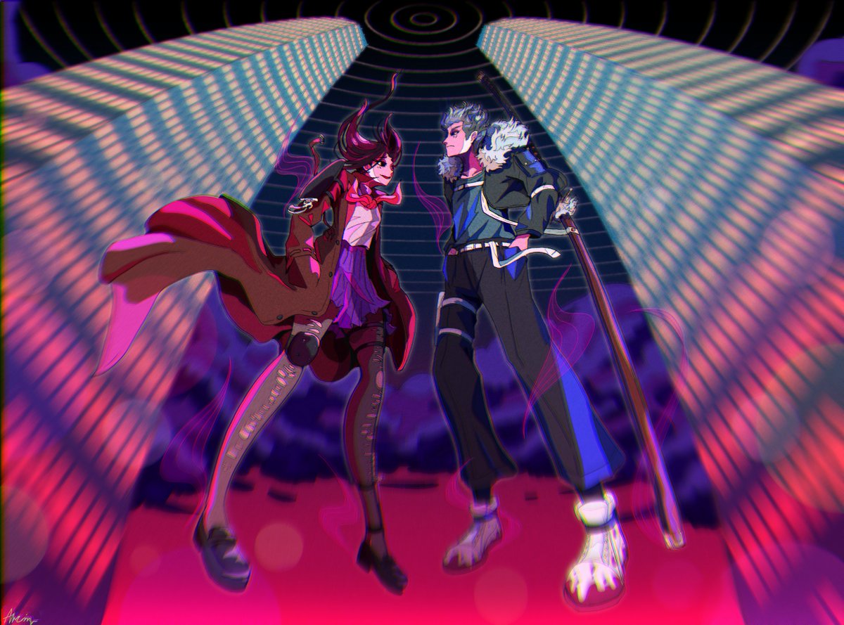 Arcsiin_'s tweet photo. Duel

#OC #art #digitalart #80sanime #90sanime #aesthetic #retrowave #vaporwave #synthwave #retroanime #aestheticanime #80年代風 #セーラー服 #創作 https://t.co/L6ITMsLiP6
