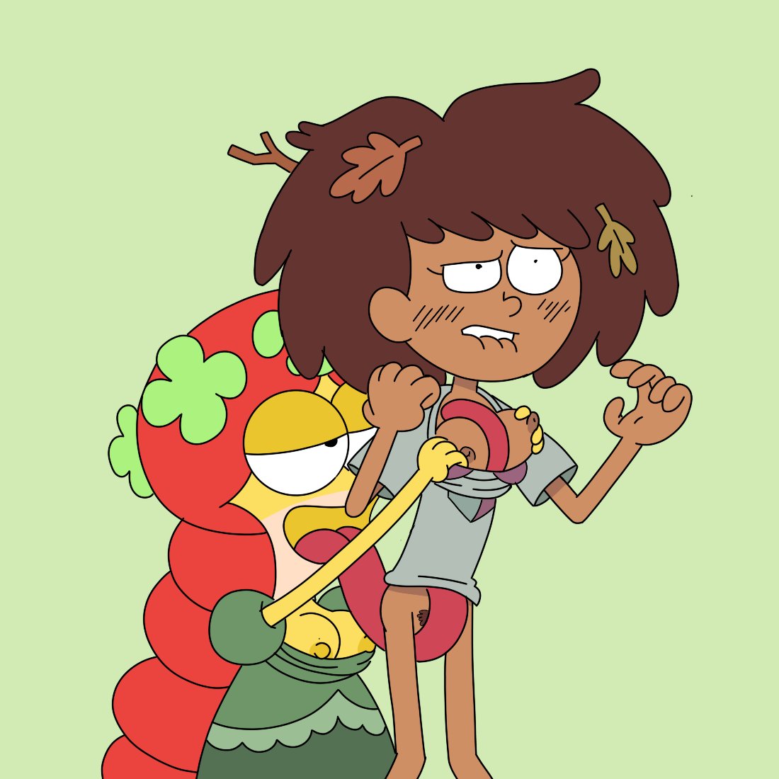 supershunhk's tweet photo. Original art of Adullperson, coloring for supershunhk #rule34 #amphibiafanart #draw #color #colored #coloring #fancolor #amphibia #nsfw https://t.co/LR1FOVQfs7