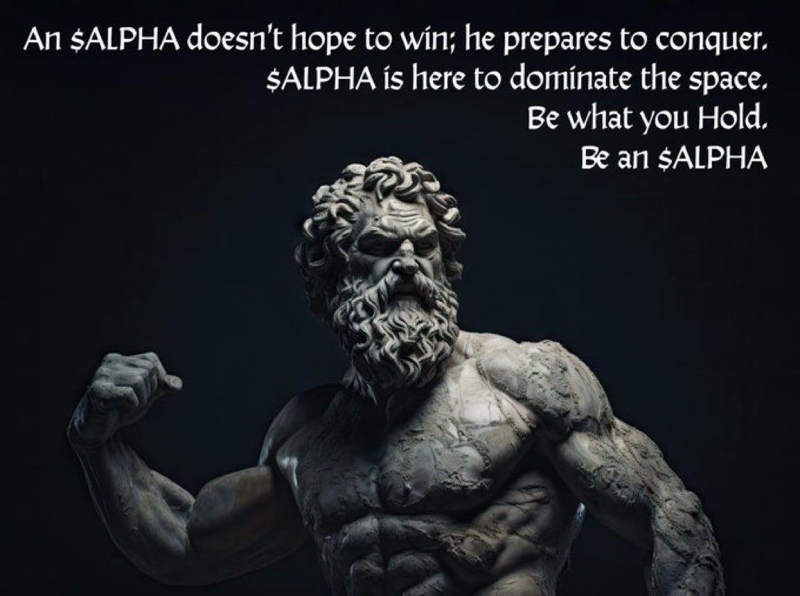 Be what you hold: be an $ALPHA
