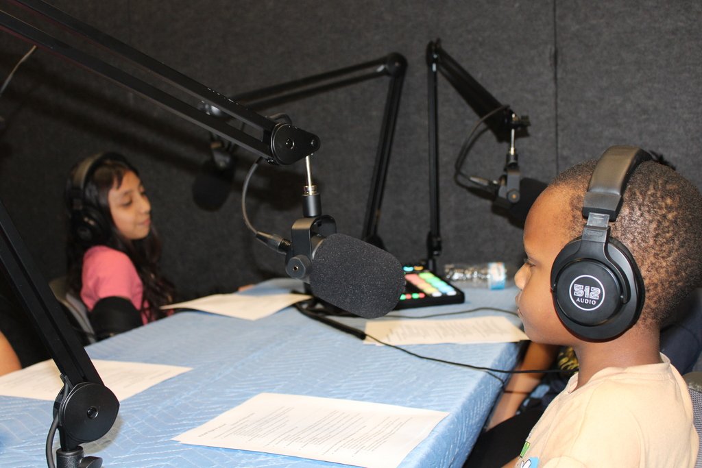 HumbleISD_NBE's tweet photo. 🎙️✨ 4th &amp; 5th Graders Take Over the Mic! 🎧

Our incredible 4th and 5th graders just recorded their very first podcast! 🎤 We can't wait to share their amazing work with you all! Stay tuned for their debut episode, coming soon! 🎶🌟 #FuturePodcasters #StudentVoices https://t.co/yIhTtcniT8