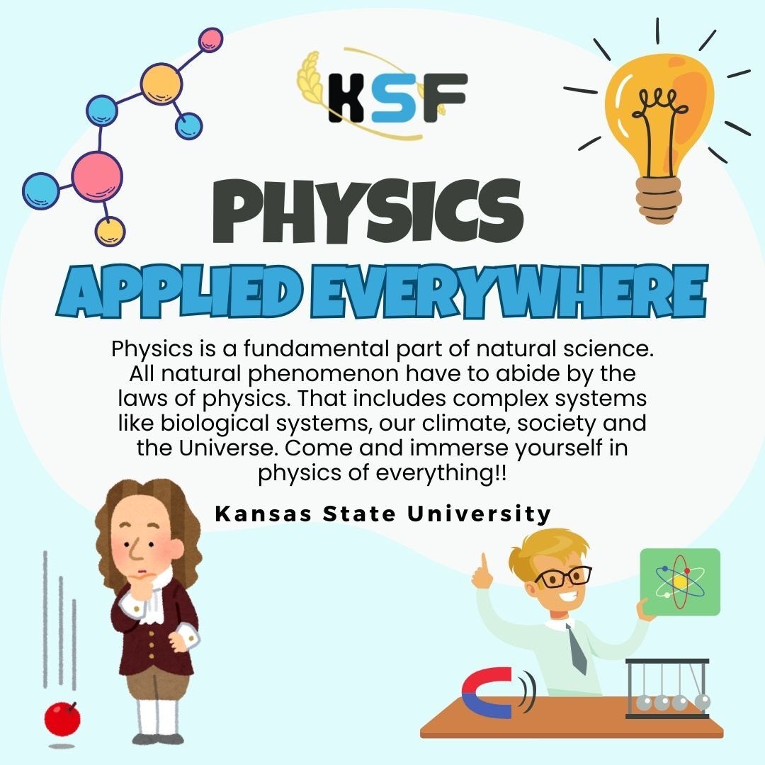 ScienceKS (@ksciencefest) on Twitter photo 🍎PHYSICS APPLIED EVERYWHERE! 🍎
Physics isn’t just for the classroom – it’s the fundamental force shaping everything around us! 
Find Dr. Ashif Akram and his team at the <a href="/ManhattanPL/">Manhattan Public Library</a> on April 26th. Don’t miss out on this chance to see how physics impacts the world we live in! 🍎PHYSICS APPLIED EVERYWHERE! 🍎
Physics isn’t just for the classroom – it’s the fundamental force shaping everything around us! 
Find Dr. Ashif Akram and his team at the <a href="/ManhattanPL/">Manhattan Public Library</a> on April 26th. Don’t miss out on this chance to see how physics impacts the world we live in!