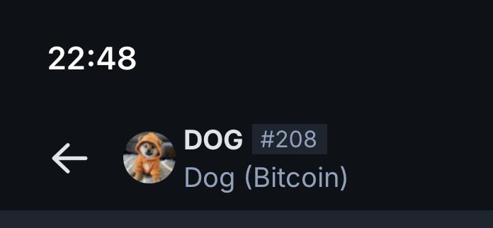 jons_nft's tweet photo. Slow and steady to the moon 🚀
$DOG
#Bitcoin
#Runed https://t.co/VPOdDSVMwi