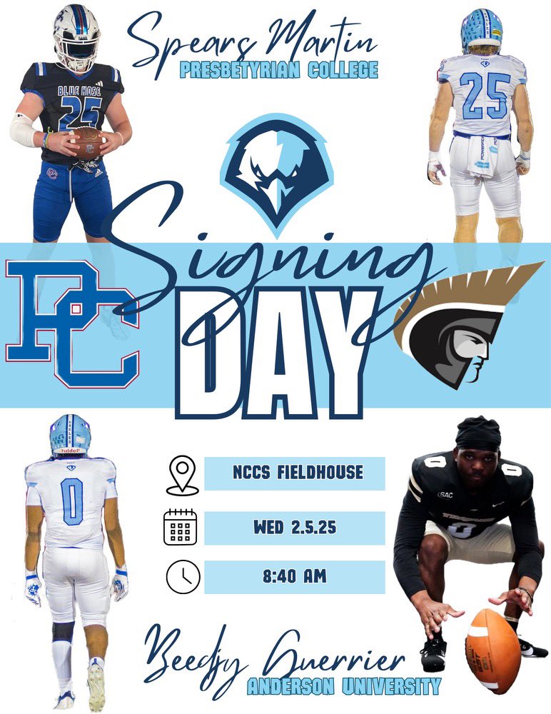 North Cobb Christian Football (@ncceaglesfb) on Twitter photo Come celebrate these 2 who have given so much to make NCC Football what it is!
Special young men! We r proud of all they have accomplished!
<a href="/spears_martin7/">spears.martin</a> <a href="/beedjy_g50/">Beedjy Guerrier</a> <a href="/CoachMJones64/">Matt Jones</a> <a href="/PJHughes48/">PJ Hughes</a> <a href="/CobbFballFri/">Cobb Football Friday</a> <a href="/NCCFBrecruits/">North Cobb Christian Recruits</a> <a href="/nccs_baseball/">NCCS Baseball</a> <a href="/NCCSAthletics/">NCCS Athletics</a> Come celebrate these 2 who have given so much to make NCC Football what it is!
Special young men! We r proud of all they have accomplished!
<a href="/spears_martin7/">spears.martin</a> <a href="/beedjy_g50/">Beedjy Guerrier</a> <a href="/CoachMJones64/">Matt Jones</a> <a href="/PJHughes48/">PJ Hughes</a> <a href="/CobbFballFri/">Cobb Football Friday</a> <a href="/NCCFBrecruits/">North Cobb Christian Recruits</a> <a href="/nccs_baseball/">NCCS Baseball</a> <a href="/NCCSAthletics/">NCCS Athletics</a>