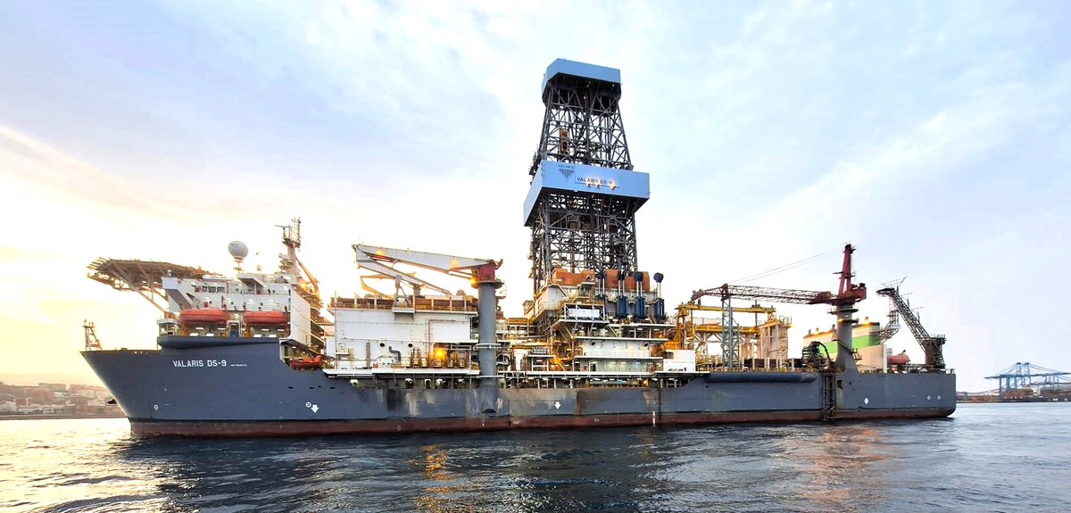 ValarisLimited's tweet photo. After a successful campaign in #Egypt, during which the VALARIS DS-9 drilled an exploration well for ExxonMobil, resulting in a new gas well discovery, the rig has now moved to #Cyprus to begin its next campaign. Congratulations to the team!
#RigMove #OperationalExcellence https://t.co/3U1Cy7Yhwj