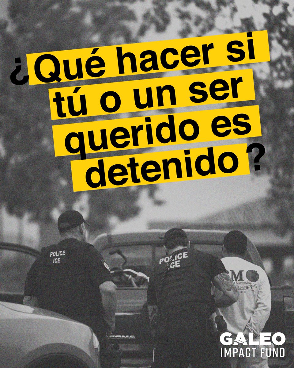 GALEOImpactFund's tweet image. ¡Si un ser querido ha sido detenido por ICE, actuar rápido puede marcar la diferencia! 🆘 Aquí hay pasos clave. 💡 Comparte esta info. ¡Juntos somos imparables! 💪✨ #ConocimientoEsPoder #UnidosSomosMás #JusticiaMigratoria #DefensaDeDerechos #GALEOImpactFund #elpueblounido