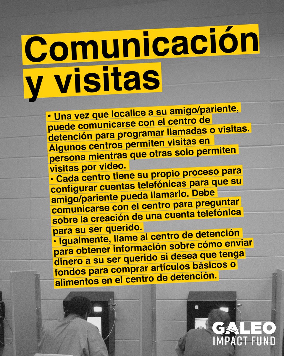 GALEOImpactFund's tweet image. ¡Si un ser querido ha sido detenido por ICE, actuar rápido puede marcar la diferencia! 🆘 Aquí hay pasos clave. 💡 Comparte esta info. ¡Juntos somos imparables! 💪✨ #ConocimientoEsPoder #UnidosSomosMás #JusticiaMigratoria #DefensaDeDerechos #GALEOImpactFund #elpueblounido