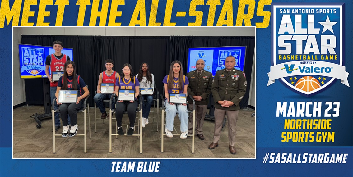 San Antonio Sports (@sa_sports) on Twitter photo Watch <a href="/ksatnews/">KSAT 12</a> at 6 & 10 PM to meet Ashylnn Cortinas, Layla Galvan, Trey Perez, Adrien Reyna, Elaya Walker, and Gabriela Santos who were chosen for the <a href="/SA_Sports/">San Antonio Sports</a> All-Star Basketball Game pres. by @valeroenergy. Congrats! <a href="/acortinas9/">Ash🎀</a>, @Trey3perez, <a href="/reyna_adrien/">Adrien Reyna</a> #SASAllStarGame Watch <a href="/ksatnews/">KSAT 12</a> at 6 & 10 PM to meet Ashylnn Cortinas, Layla Galvan, Trey Perez, Adrien Reyna, Elaya Walker, and Gabriela Santos who were chosen for the <a href="/SA_Sports/">San Antonio Sports</a> All-Star Basketball Game pres. by @valeroenergy. Congrats! <a href="/acortinas9/">Ash🎀</a>, @Trey3perez, <a href="/reyna_adrien/">Adrien Reyna</a> #SASAllStarGame