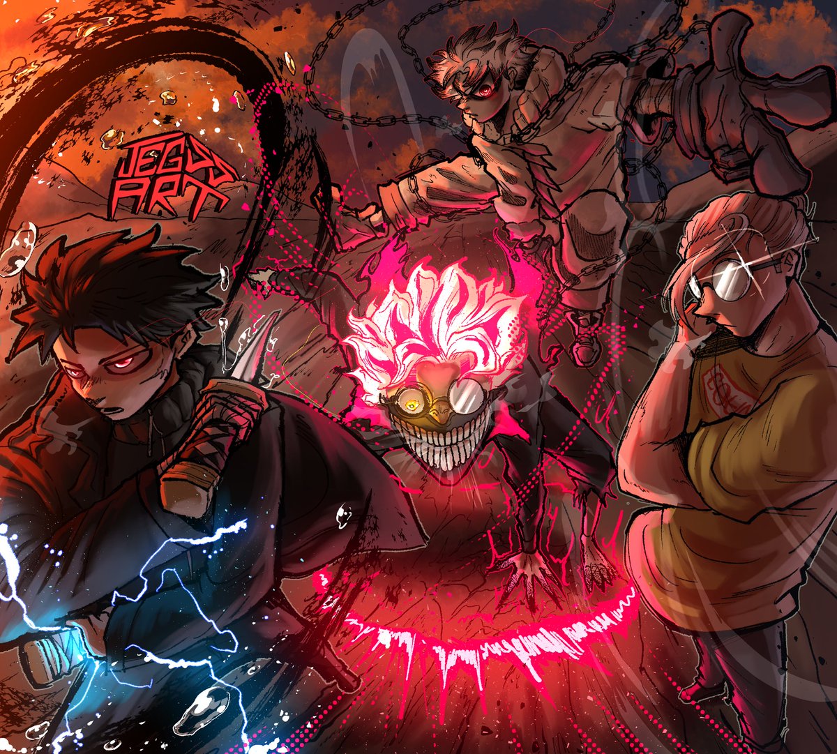 JegssArt's tweet image. New gen mangas