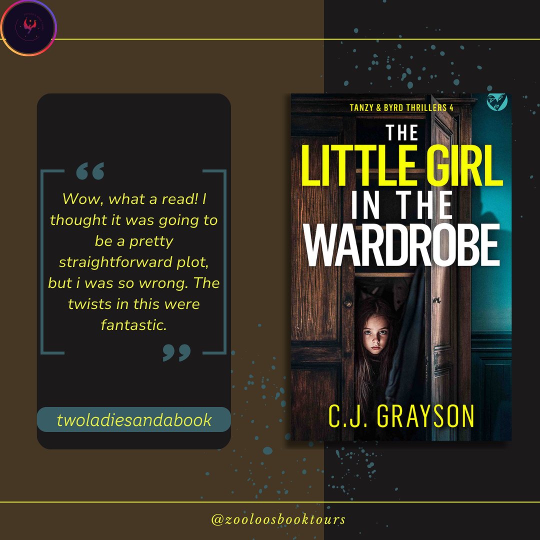 ZooloosBookTours (@zooloosbt) on Twitter photo Today the book tour for #TheLittleGirlintheWardrobe saw fab posts by #twoladiesandabook and #mybookyjourney_cmbscfc ~ You can read all reviews here ~ tinyurl.com/4mp3hsaw
Tomorrow <a href="/prdg/">Patrice Gotting - #prdgreads π§β€οΈ</a> <a href="/bookgirlbrown_r/">BookGirlBrown_Reviewsπ</a> will be sharing their posts!
<a href="/CJGrayson4/">C.J. Grayson #TheLittleGirlInTheWardrobe</a> <a href="/JoffeBooks/">JOFFE BOOKS</a>
#ZooloosBT Today the book tour for #TheLittleGirlintheWardrobe saw fab posts by #twoladiesandabook and #mybookyjourney_cmbscfc ~ You can read all reviews here ~ tinyurl.com/4mp3hsaw
Tomorrow <a href="/prdg/">Patrice Gotting - #prdgreads π§β€οΈ</a> <a href="/bookgirlbrown_r/">BookGirlBrown_Reviewsπ</a> will be sharing their posts!
<a href="/CJGrayson4/">C.J. Grayson #TheLittleGirlInTheWardrobe</a> <a href="/JoffeBooks/">JOFFE BOOKS</a>
#ZooloosBT