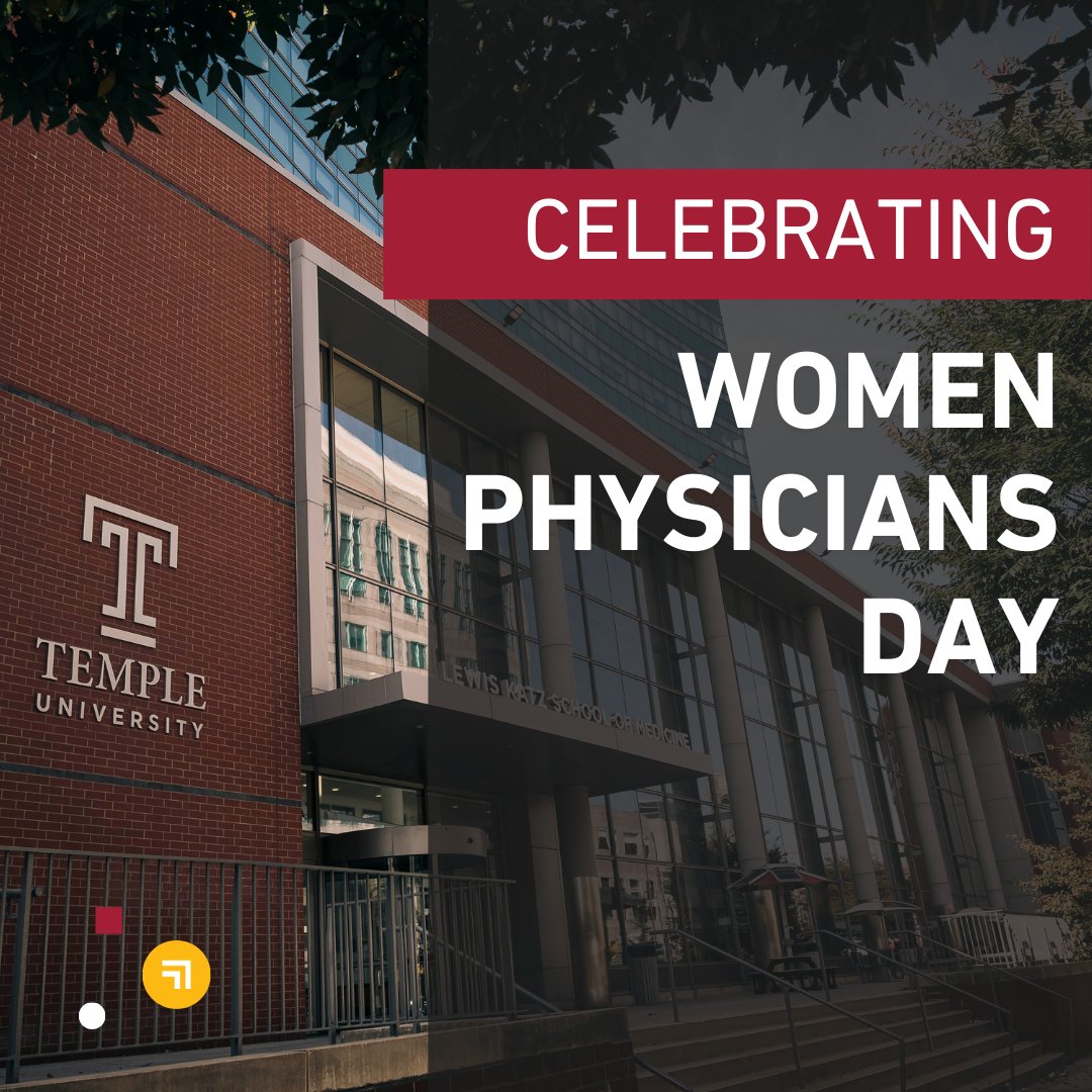 The Lewis Katz School of Medicine is proud of the numerous incredible women physicians at #KatzTempleMed who educate, support, and inspire our students every day! This National Women Physicians Day, join us in celebrating them and women physicians everywhere! #WomenInMedicine