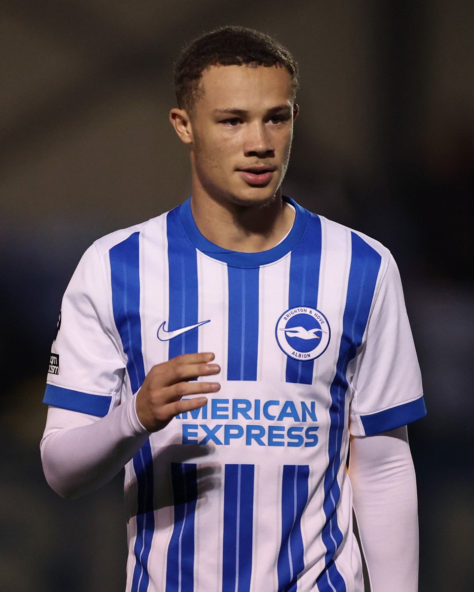 BHAFC_Academy's tweet photo. Good luck to Marcus Ifill who has completed a permanent move to League Two Bromley, for undisclosed terms. 🤝

All the best for the future, Marcus! 💙🤍 https://t.co/giGfgxuRx9