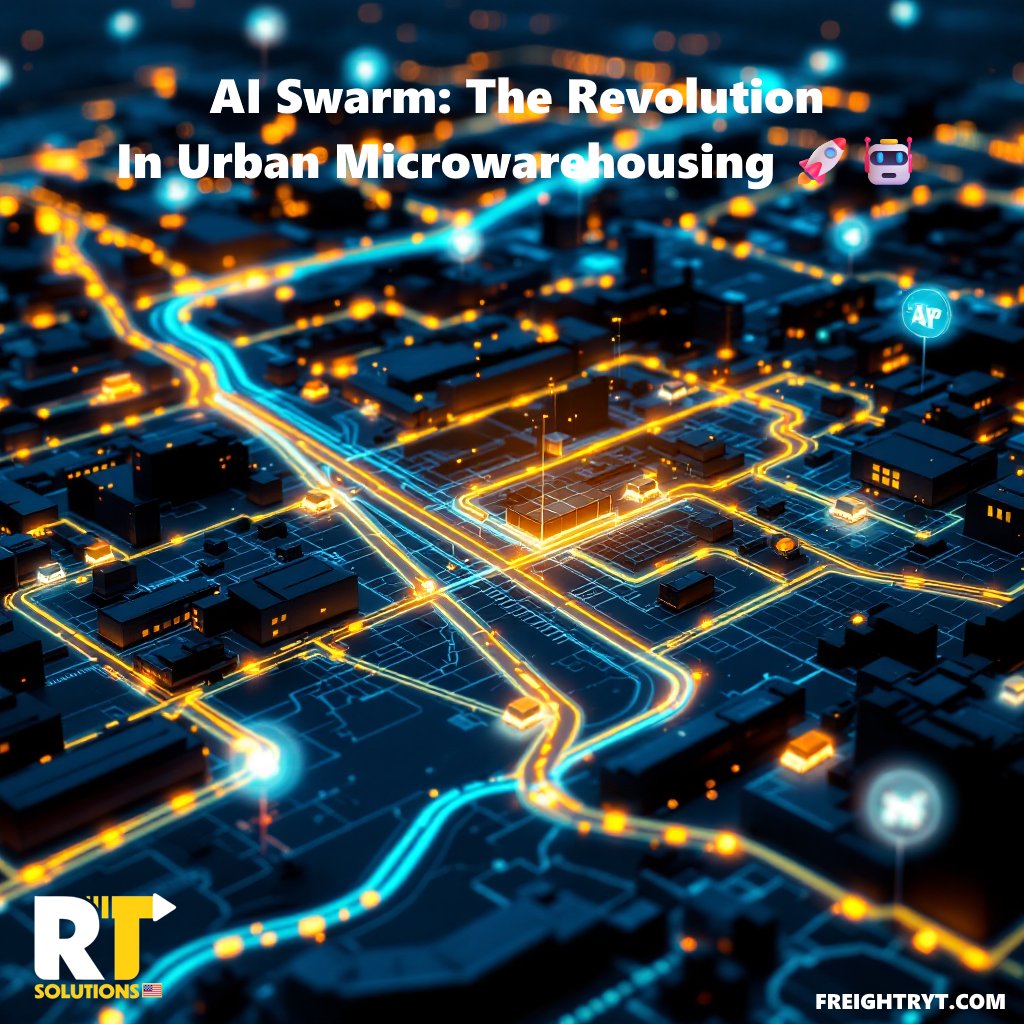 us_rytSolutions's tweet image. 🐝📦 Smart swarms in logistics.

AI swarm is revolutionizing urban micro warehouses, optimizing routes and inventory management without human intervention. 🚛🤖

🔗 Find out more with us: freightryt.com.

#IA #LogisticsFuture #SmartLogistics #SwarmAI #FollowTheArrow