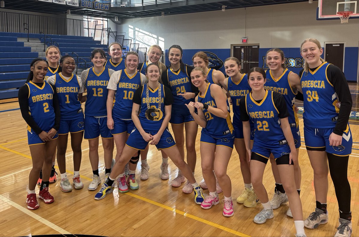 Congratulations to Graci Risley for earning this weeks Brescia WBB 200 Award, chosen by her teammates!!💙🏀💙🏀