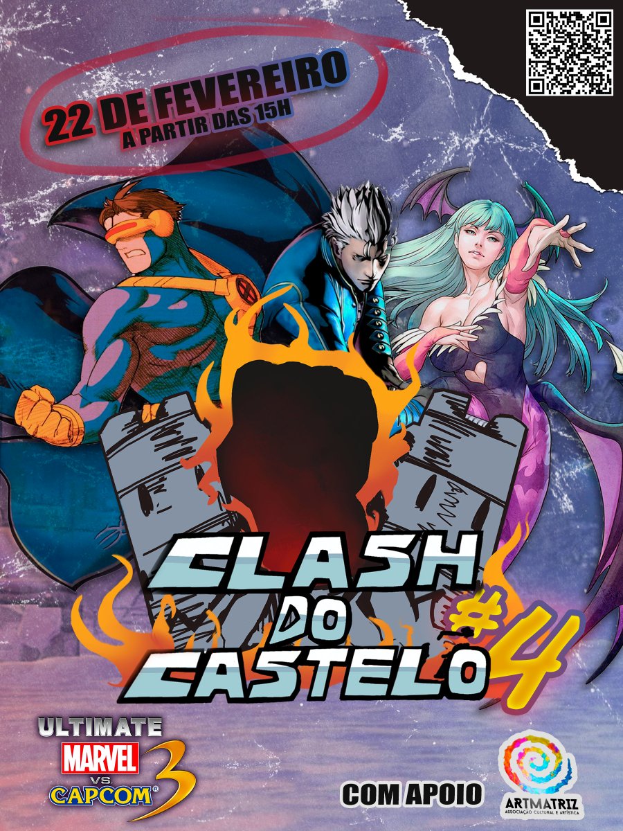 minhofgc's tweet photo. Chegou fevereiro, amigos. Sabem o que significa? 

SIGNIFICA QUE VAMOS TER MAIS CdC!!! 👊🗣️

Desta vez um clássico que toda a gente "adora"! Venham jogar conosco no dia 22 deste mês de fevereiro:

🥊Ultimate Marvel Vs Capcom 3!!! 🔥

https://t.co/xAl4BiA4PX https://t.co/e8a0e7Oiir