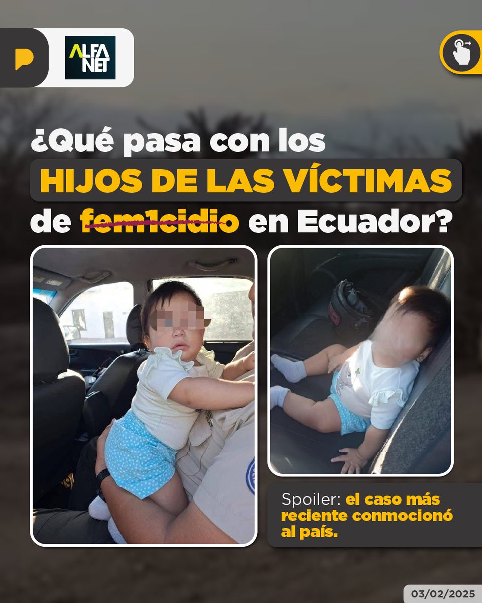 LaPosta_Ecu's tweet photo. ¿Qué pasa con los hijos de las víctimas de f3micidio en Ecuador? 💔 En Santa Elena, una bebé de nueve meses fue encontrada gateando sola en una carretera. Su madre había sido as3sinada cerca del lugar. Te contamos. #alfanet https://t.co/xYnyAiUrvv